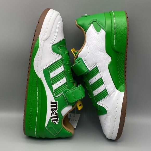 Adidas Originals Forum '84 Low 'Green' x M&Ms Men's Sneakers   -   Size: 7 - Picture 9 of 14
